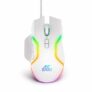 Ant Esports GM320 RGB Optical Wired Gaming Mouse | 8 Programmable Buttons | 12800 DPI I Ergonomic Design with Braided Cable – White