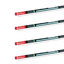 Havells Triyca 20W Led Batten | 2000 Lumen Light Output| Three Color Temperatures (3000K,4000K,6500K)| Surge Protection Up To 4Kv| | Made In India| Pack Of 4