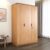 Nilkamal @Home Engineered Wood Wardrobe (Urban Teak) | 1 Year Warranty (Milford Without Mirror, 3 Door)