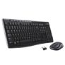 Logitech MK270r Wireless Keyboard and Mouse Combo for Windows, 2.4 GHz Wireless, Spill-Resistant Design, 8 Multimedia & Shortcut Keys, 3-Year Battery Life, PC/Laptop Black