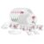 Larah By Borosil Nargis Fluted Series Opalware Dinner Set | 40 Pieces For Family Of 6 | Microwave & Dishwasher Safe | Bone-Ash Free | Crockery Set For Dining & Gifting | Plates & Bowls | White