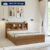 neuspace Sydney Engineered Wood King Box Bed, 221 cm x 194 cm (7.25 ft x 6.36 ft)(Finish Color – Leon Teak, Delivery Condition – Knock Down)