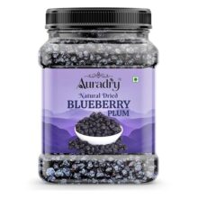 Auradry Organic Dried Blueberries Plum 1Kg | Premium Californian Vegan Blueberry Dry Fruit | High In Antioxidants & Fibre | Non-Gmo, No Preservatives | Healthy Superfood Snack