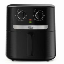 Impex Air Fryer 6.5L Large Capacity 1650W Electric Air Fryer for Home | 7-in-1 Preset Menu, Fry Grill Roast Steam Bake | 90% Less Oil Healthy Cooking | Auto Cut Off, Non-Stick Basket | 2 Year Warranty