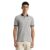 Van Heusen Men Grey Print Polo Neck T-Shirt