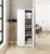 A GLOBIA Creations Zen 2-Door Wardrobe | Frosty White | Engineered Wood | Matte Finish | 3 Shelves | Stylish & Durable | Knock Down | 3-Year Warranty
