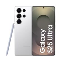 Samsung Galaxy S25 Ultra 5G AI Smartphone (Titanium Whitesilver, 12GB RAM, 256GB Storage), 200MP Camera, 5000mAh Ultra Long Battery, QHD+ Dynamic AMOLED 2X, Galaxy AI, Knox Security, S Pen Included