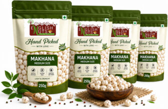 ENGLISH NUTS Pure Makhana Makhana(4 x 250 g)