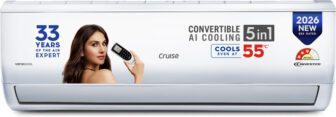 CRUISE 2026 Model 1 Ton 3 Star Split Inverter 5-in-1 Convertible, PM2.5 Filtration AC(CWCVBM-VQ3D123, White)