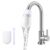 Sink Faucet Water Filter Cotton Pads with Cable Ties (20 Pcs) | Disposable tap filter mesh pack designed for everyday rust sediment and dirt filtration