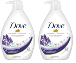 Dove Lavender & Chamomile Go Fresh Body Wash With Relaxing Floral Scent, 1L (Pack Of 2)