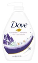 Dove Lavender & Chamomile Go Fresh Body Wash With Relaxing Floral Scent, 1L