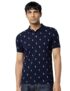 United Colors of Benetton Men’s Regular Fit Polo Shirt (24P3P89J4240I_016 Navy Blue