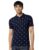 United Colors of Benetton Men’s Regular Fit Polo Shirt (24P3P89J4240I_016 Navy Blue