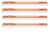 Halonix Streak Squar 20-Watt Led Batten (Pack Of 4, Warm White, Square)
