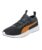 Puma Mens Grasp Ebony-Vibrant Orange-Black Sneaker – 10UK (39139902)