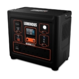 Luminous Edge Go P1000 Portable Power Station| Emergency Light, 40 mins backup on full load, Power upto 6 devices with 576Wh LiFePO4 Battery 10 Yrs Life| 800W AC Output, 05 Years Replacement Warranty