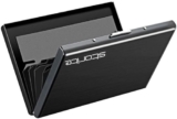Storite 6 Slots RFID Protected Card Holder -Shiny Black | Slim Metal Wallet with Accordion Storage, Credit Card, Debit Card & Business Card Organizer -9.5 x 6.5 x 1.3 cm