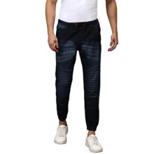 Campus Sutra Men’s Regular Fit Denim Jeans (SS23_JN_ELASTP_M_PLN_DBU_Navy Blue_28)