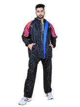 Rupa Rainwear for Men, Waterproof Nylon Blended Rain Jacket with Pants and Carry Bag, Pack of 1