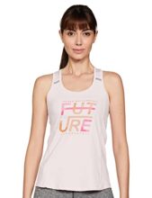 Van Heusen Women Proactive Elite Mesh Panel Racerback Tank Top – Super Stretch, Round Neck_88203_Pale Lilac_L