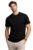 Mens T Shirt Premium Cotton Slim Fit Crew Neck Short Sleeve Casual Basic Tee Soft Breathable Everyday Essential (In, Alpha, 2Xl, Regular, Men, Black)