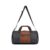 Gear Clubsport 3 9″/33L Faux Leather Large Water Resistant Duffle Bag/Travel Bag/Gym Bag for Men & Women(Navy-Tan)