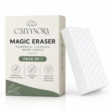 1 PC Magic Eraser Sponge for Cleaning Kitchen Bathroom Wall Furniture Car | Helps Remove Tough Stains, Scuff Marks, Dirt and Everyday Grime