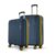 Safari Genius Alley Set of 2 (Cabin + Medium) Trolley Bags Hard Case Polypropylene, 4 Spinner Wheels, 360 Degree Wheeling Luggage, Travel Bag, Suitcase for Travel, Trolley Bags for Travel, Navy