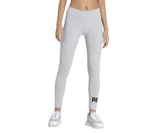PUMA Womens ESS Logo Leggings, Light Gray Heather, S (58683204)