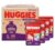 Huggies Complete Comfort Wonder Pants | Pant Style Baby Diapers Large Size, 256 Count | India’S Fastest Absorbing Diaper, Clinically Proven To Prevent Diaper Rash | Ideal For 9 To 14 Kgs (64 Count, Pack Of 4)