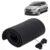 KINGSWAY® Car Steering Wheel Cover Sewable Compatible with Skoda Fabia (Year 2007-2014), Top-Notch PU Leatherite, Black Color with Black Thread, Pack of 1 with Sewing Needle and Thread