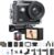 AKASO EK7000 4K30FPS 20MP WiFi Action Camera with EIS Ultra HD 131FT Waterproof Underwater Camera Remote Control 4X Zoom Support External Microphone Black
