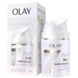Olay 7In1 Ultra-Light Gel Moisturizer | Niacinamide, Vitamin C, Collagen Peptides | Fights 7 Issues For Smooth & Glowing Skin | Normal To Oily Skin | Dermatologically Tested | Non Comedogenic | 50G