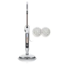 Shark Steam & Scrub S8201IN Steam Mop | Automatic Steam & Scrub with Steam Blaster | 4 Rotating Washable Power Pads | 3 Steam Settings | LED Headlights | Swivel Steering | For Sealed Hard Floors
