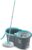 Prestige Alpha With 360 Degree Spinner 2 Microfiber Heads & Twin Bucket Mop Set(Grey, Blue)