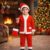 Graphene Christmas Santa Claus Dress Costume For Boy Girl Kids Children With Jacket Pant Cap Pouch Merry Christmas Xmas Red & White Set Party Outfits Fancy Dress Size 3 (2-4 Year)