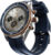 GOBOULT Saber 1.43″ AMOLED Screen, Rotating Bezel, 700 Nits Brightness Smartwatch(Blue Strap, Free Size)