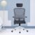 MASHUR FAB Office Chairs for Work from Home, Ergonomic Chair, High Back Office Chair, 2D Adjustable Lumbar Support, Single & Tilt Lock, Nylon Base