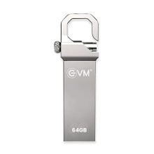 Evm Enstore 64Gb Metal Usb 2.0 Flash Drive – High Read Speeds Up To 15Mb/S & Write Speeds Up To 8Mb/S – Durable Metal Casing – Ideal For Data Transfer & Storage – (Evmpd/64Gb)