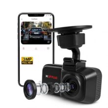 CP PLUS Dash Cam for Car CP-W310 | 2K 3MP Full HD+ Single Channel Dashcam | 1296P Recording | Built-in Microphone | WiFi (AP Mode) | G-Sensor | Night Vision | 137° Wide View Angle | Upto 1TB Storge
