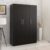 Spacewood Optima Wardrobe | 3 Year Warranty | Almirah, Cupboard, Almari, 3 Door Wardrobe, 2 Hanging Space|Engineered Wood| Natural Wenge