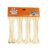 More Bite Pressed Dog Chew Bones for All Life Stages, Chicken Flavor, 5 inches – Pack of 4 Bones