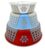 PremiumAV Holy Paws Hermosa Stainless Steel Dog Bowl 300 ML S Size for Dogs, Cats & Kittens – Durable Paw Print Non-Slip Pet Feeding Dish 1 PC