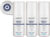 Aqueria Multi Active Underarm Roll On | 5.5% Aha Bha, Niacinamide – Aqua Fragrance Deodorant Roll-On  –  For Men & Women(150 Ml, Pack Of 3)