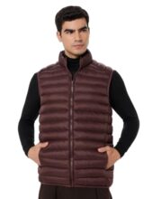 Amazon Brand – Symbol Men’s Feather Light Sleeveless Quilted Jacket| 100% Nylon | Fully lined | Regular Fit