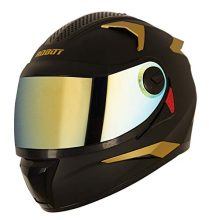 Steelbird Sbh-17 Robot Full Face Helmet Gold, Size: L(57-58 Cm)