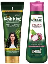 Kesh King Ayurvedic Onion Shampoo with 21 Herbs, Reduces Hairfall & Boost Hair Growth, 300ml & Kesh King Scalp and Hair Medicine Anti-Hairfall Conditioner, 200 ml