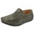 Dyed-Washed Round Toe Slip-on Shoes