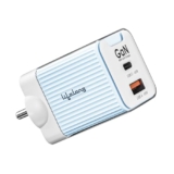 Lifelong Electronics 45W Super Fast GaN Charger PD Technology | 1 USB A + 1 Type C Port | iPhone 17/16/15/14 (Including Pro Max), Android, Samsung | Laptops – MacBook, Dell, HP, Lenovo, Acer, ASUS